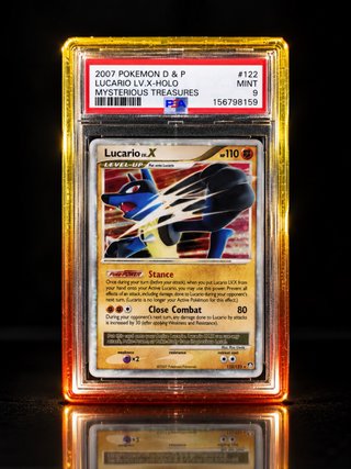 Carta Pokémon Lucario LV.X PSA 9