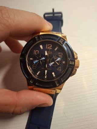 Reloj Guess Azul y Dorado