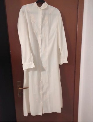 Camicia da notte vintage manica lunga
