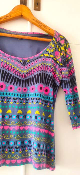 Camiseta Surkana Estampada Multicolor