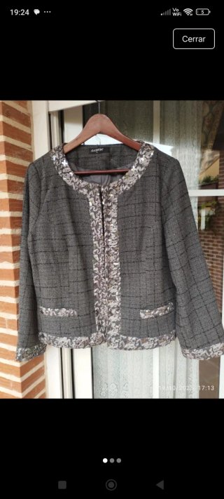 Blazer de mujer negra Talla XL