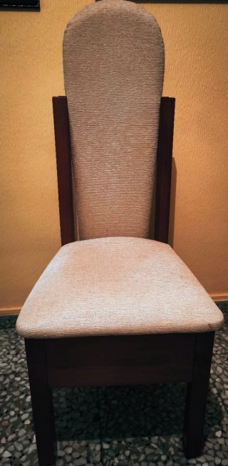 Silla de Salón con Estructura de Madera