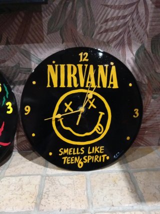 Reloj de Pared Disco Vinilo Nirvana