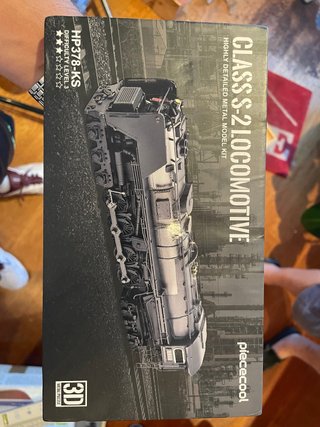 Maqueta Tren Class S-2 Locomotive Piececool
