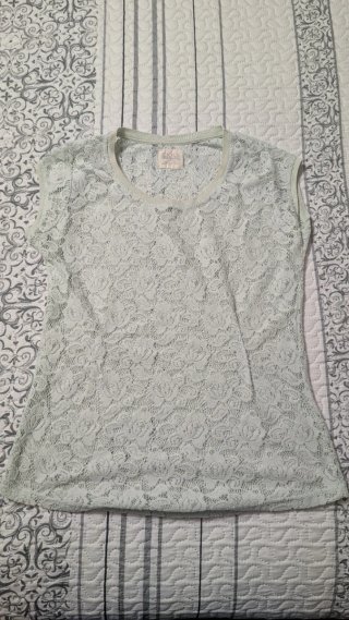 Camiseta de encaje