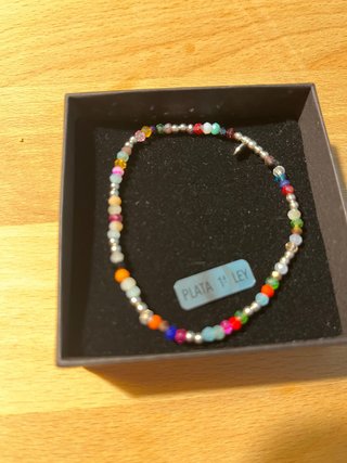 Pulsera de cuentas multicolor