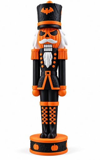 Figura Cascanueces Calabaza Halloween