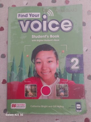 Libro 5 de primaria de ingles. FIND YOUR VOICE 2.