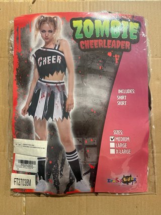 Disfraz de Animadora Zombi Talla M