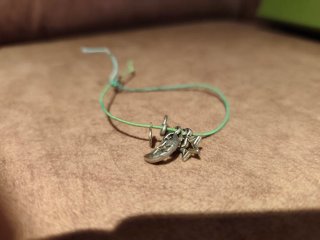 Pulsera Verde con Abalorios