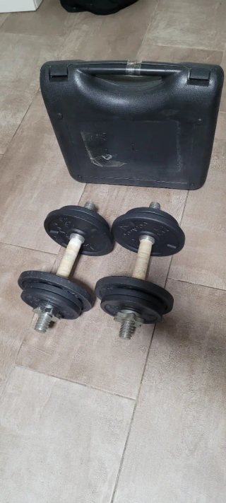Maletín de Pesas con Discos 20kg