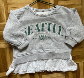 Sudadera Lefties Gris Talla 9-12 Meses