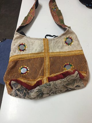 Bolso Estilo Hippie con Espejos