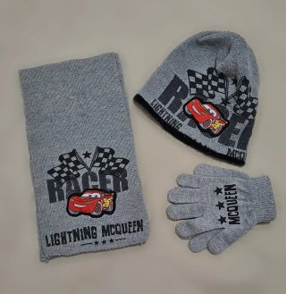 Set Infantil Gorro, Bufanda y Guantes Cars