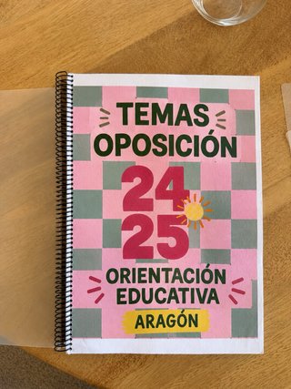 Temario oposiciones Orientación educativa Aragón