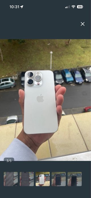 iPhone 15 Pro Bianco