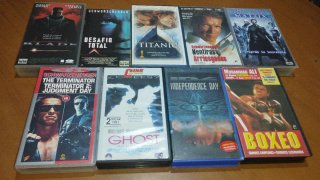 Lote de 8 Películas en VHS