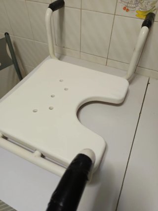 Silla de Bañera Blanca