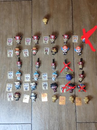 Lote de figuras Kinder Joy One Piece
