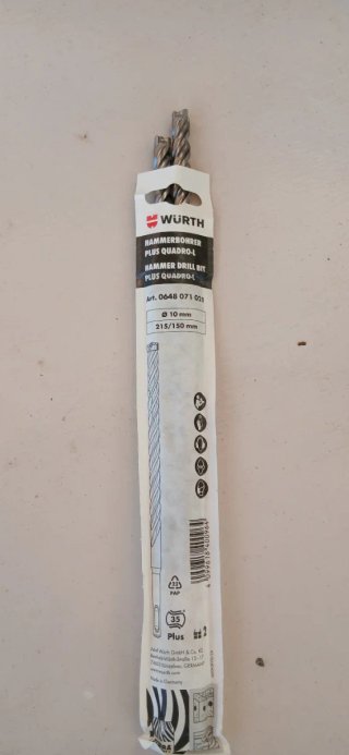 Brocas  Hammerbohrer Plus Quadro-L 10mm