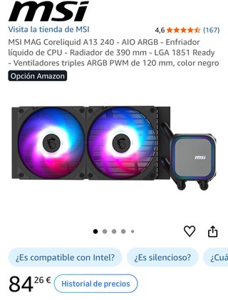 Refrigeración Líquida MSI MAG Coreliquid A13