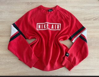 Sudadera Nike Air - Vintage Roja Retro - Talla L