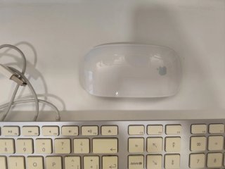 Tastiera e mouse Apple cablati