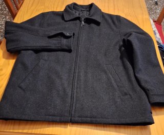 Chaqueta clásica gris de hombre