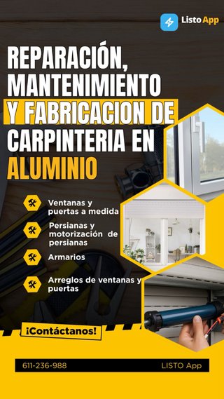 Reparacion y mantenimiento de ventanas y puertas