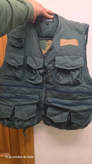 Chaleco de Caza pesca Boomerang Verde Talla L