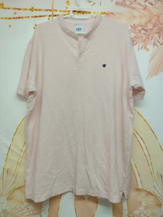 Polo Zara Rosa Talla L
