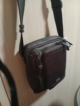Bolso de caballero marrón marca Matties
