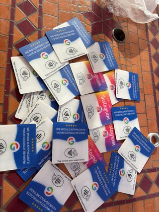 1 pz Google Review NFC