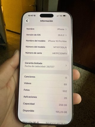 iPhone 16 Pro Max 256GB