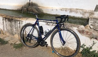 Bicicleta de Carretera Otero Azul clasica