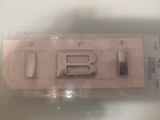 Letras IBI para portón Seat Ibiza