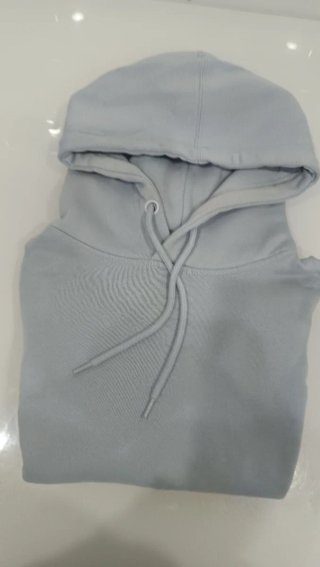 Sudadera con capucha azul