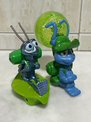 Disney A Bug's Life Flik & Dot Vintage Figures Hap