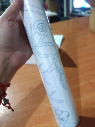 Papel Autoadhesivo con Estampado Marino