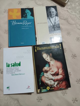 4 libros de lectura religiosa