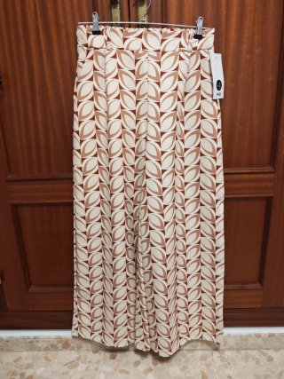 Pantalón Pata Ancha Estampado