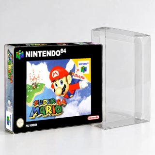 Confezione da 5 custodie protettive per giochi Nintendo 64