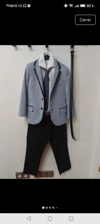 Traje de comunión para niño