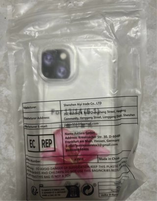 Custodia per iPhone 11 trasparente con fiore rosa