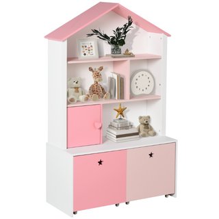 Estantería Librería Rosa Portajuguetes para Habita