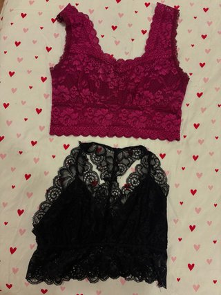 Set de 2 Tops de Encaje