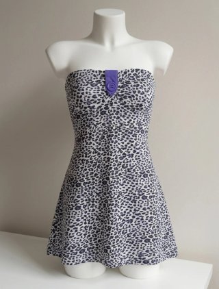Vestido Inside Animal Print Talla S