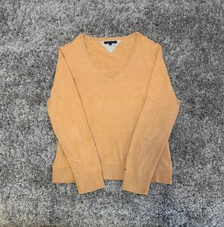 Jersey Tommy Hilfiger Camel Cuello Pico L