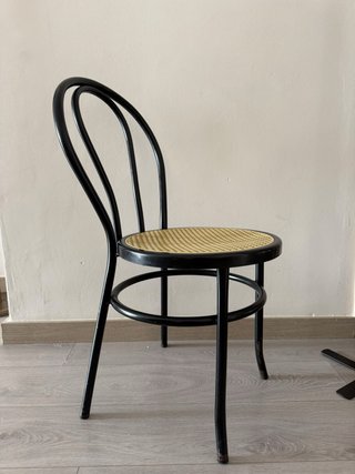 Silla Thonet de Hierro y Rejilla