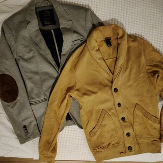 Lote 2 chaquetas hombre talla M: Pull&Bear + H&M